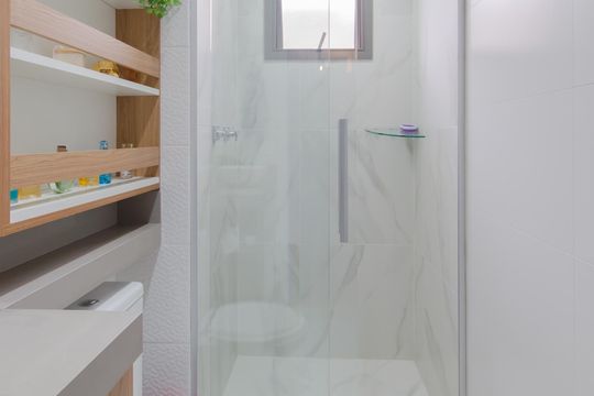Banheiro Social de apartamento à venda com 2 quartos, 84m² em Vila Mariana, São Paulo