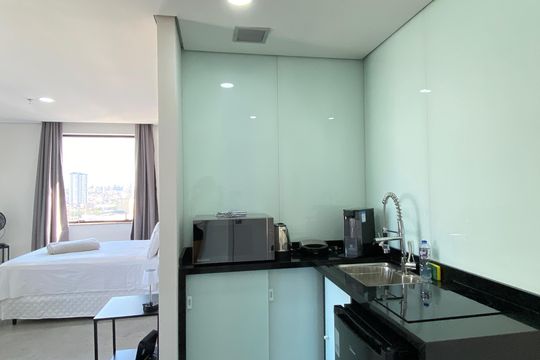 Cozinha de kitnet/studio à venda com 1 quarto, 33m² em Vila Osasco, Osasco