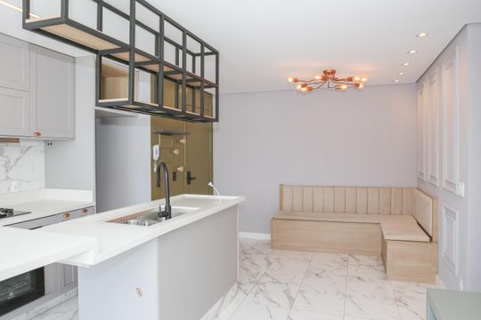 Cozinha de apartamento para alugar com 2 quartos, 46m² em Parque Industrial Tomas Edson, São Paulo