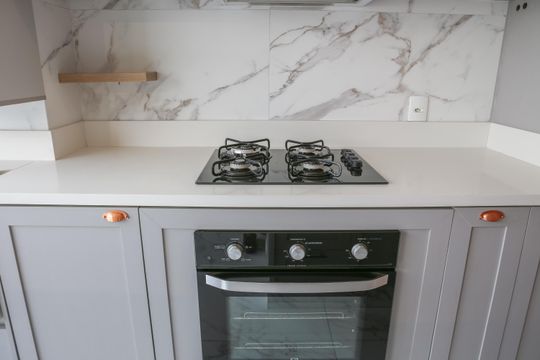Cozinha de apartamento para alugar com 2 quartos, 46m² em Parque Industrial Tomas Edson, São Paulo