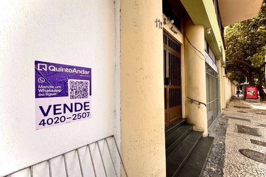 Placa de apartamento à venda com 1 quarto, 40m² em Centro, Rio de Janeiro