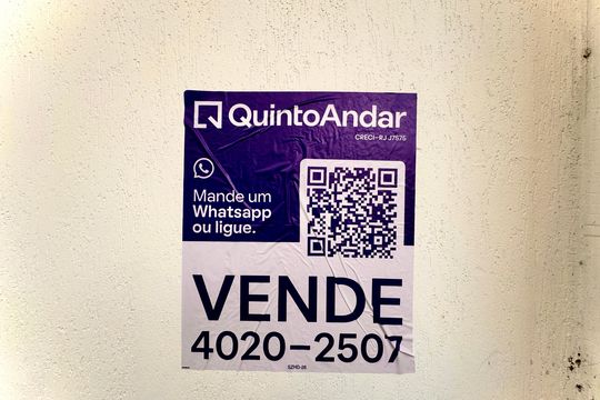 Placa de apartamento à venda com 1 quarto, 40m² em Centro, Rio de Janeiro