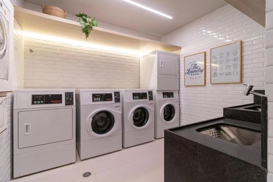Lavanderia de kitnet/studio para alugar com 1 quarto, 22m² em Perdizes, São Paulo