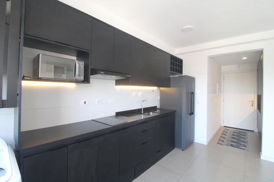 Cozinha de apartamento para alugar com 1 quarto, 35m² em Planalto Paulista, São Paulo