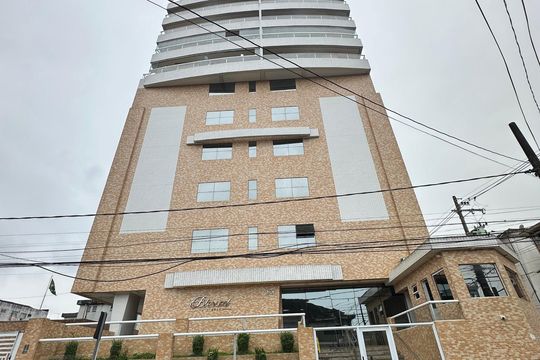 Fachada do Prédio de apartamento para alugar com 2 quartos, 105m² em Vila Valenca, São Vicente