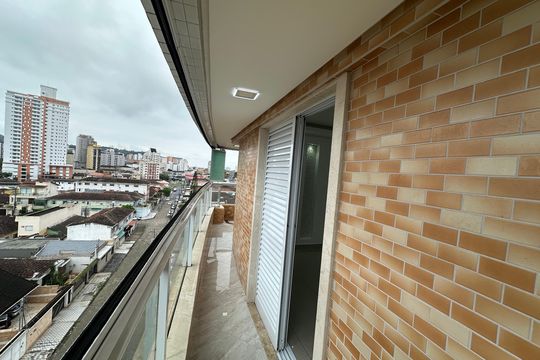 Varanda de apartamento para alugar com 2 quartos, 105m² em Vila Valenca, São Vicente