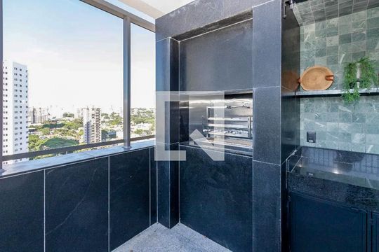 Área comum de kitnet/studio para alugar com 1 quarto, 21m² em Campo Belo, São Paulo