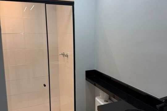 Banheiro de apartamento para alugar com 2 quartos, 49m² em Vila Prel, São Paulo