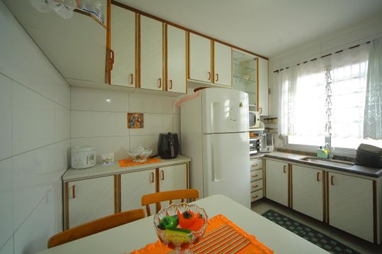 Cozinha de apartamento à venda com 2 quartos, 54m² em Jordanópolis, São Bernardo do Campo