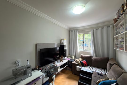Sala  de apartamento à venda com 2 quartos, 64m² em Vila Afonsina, São Bernardo do Campo