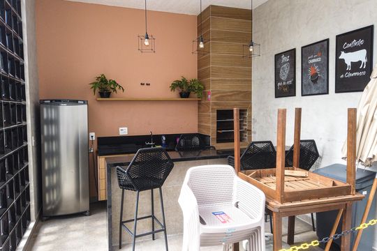 Área comum - Churrasqueira de apartamento para alugar com 2 quartos, 37m² em Taquara, Rio de Janeiro