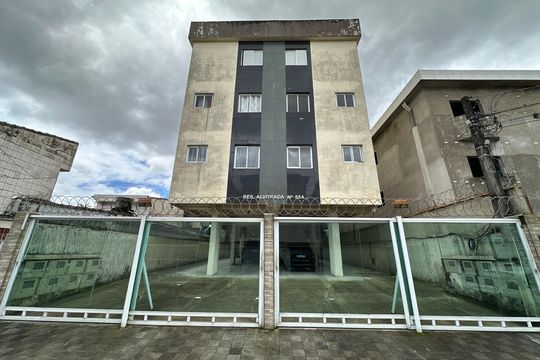 Fachada do Prédio de apartamento para alugar com 2 quartos, 64m² em Vila Nossa Senhora de Fatima, São Vicente
