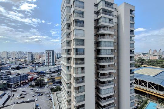Vista da varanda do studio de kitnet/studio para alugar com 1 quarto, 26m² em Sacomã, São Paulo