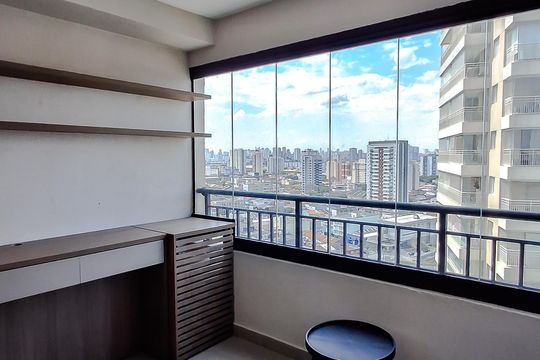 Varanda do Studio de kitnet/studio para alugar com 1 quarto, 26m² em Sacomã, São Paulo