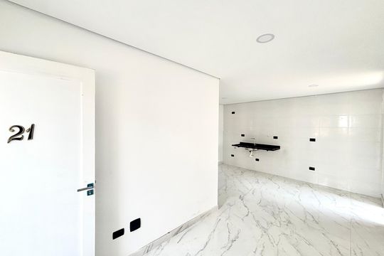 Sala/Cozinha de apartamento para alugar com 3 quartos, 60m² em Vila Guilhermina, São Paulo