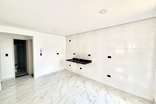 Sala/Cozinha de apartamento para alugar com 3 quartos, 60m² em Vila Guilhermina, São Paulo