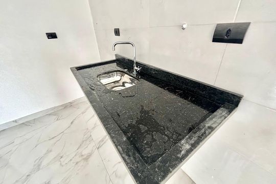 Cozinha de apartamento para alugar com 3 quartos, 60m² em Vila Guilhermina, São Paulo