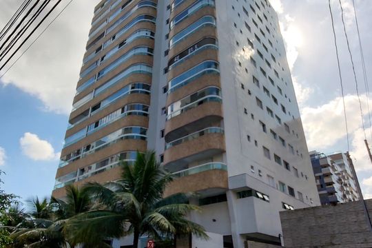 Fachada de apartamento para alugar com 2 quartos, 76m² em Vila Tupi, Praia Grande