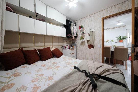 Quarto 2 de apartamento à venda com 2 quartos, 37m² em Parque Paineiras, São Paulo