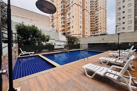 Área comum - Piscina de apartamento à venda com 2 quartos, 49m² em Conceicao, Osasco