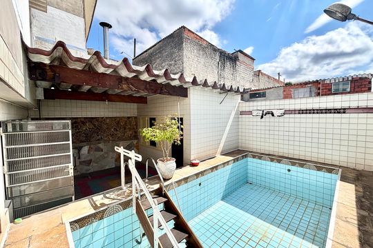 Área comum - Piscina de casa para alugar com 1 quarto, 80m² em Vila Nhocuné, São Paulo