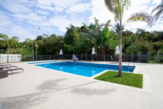 Área comum - Piscina de apartamento para alugar com 2 quartos, 45m² em Praia, Contagem