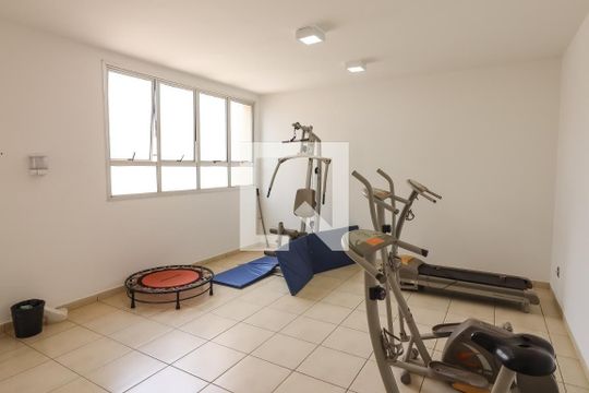 Área comum - Academia de apartamento para alugar com 1 quarto, 51m² em Centro, Ribeirão Preto