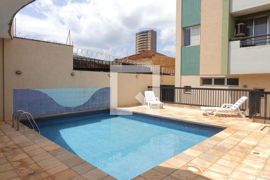 Área comum - Piscina de apartamento para alugar com 1 quarto, 51m² em Centro, Ribeirão Preto