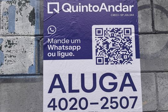 Placa  de apartamento para alugar com 2 quartos, 48m² em Conceição, Diadema