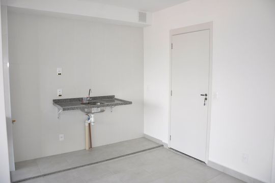 Detalhe - Cozinha Americana de apartamento para alugar com 2 quartos, 50m² em Vila Santa Edwiges, São Paulo