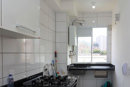 Cozinha de apartamento à venda com 2 quartos, 40m² em Vila Plana, São Paulo
