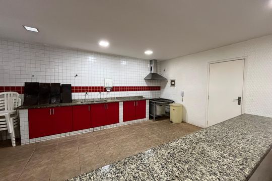 Área comum - Churrasqueira de apartamento para alugar com 2 quartos, 102m² em Barra da Tijuca, Rio de Janeiro