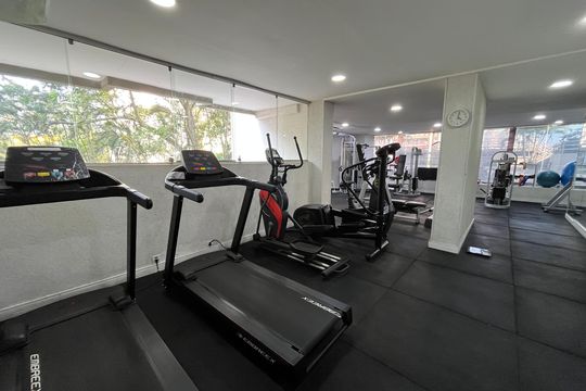 Área comum - Academia de apartamento para alugar com 2 quartos, 102m² em Barra da Tijuca, Rio de Janeiro