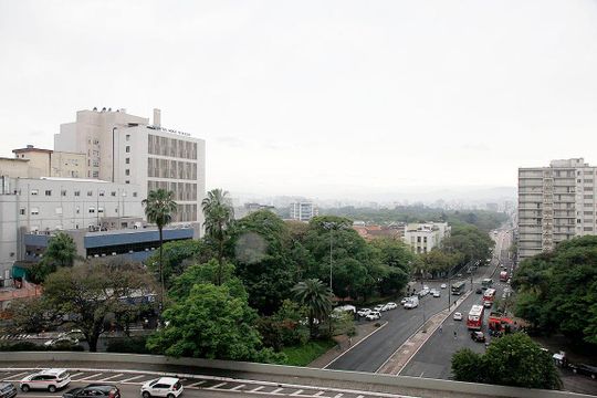 Vista Suíte  de apartamento à venda com 1 quarto, 26m² em Centro Histórico, Porto Alegre