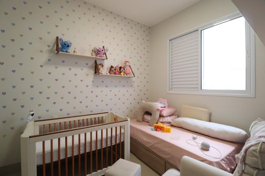 Quarto 1 de apartamento para alugar com 2 quartos, 77m² em Jardim Finotti, Uberlândia