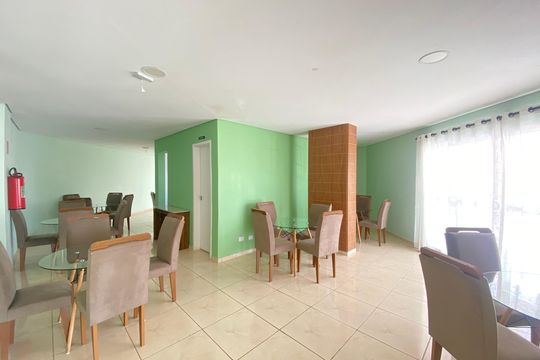Área comum - Salão de festas de apartamento para alugar com 2 quartos, 52m² em Padroeira, Osasco