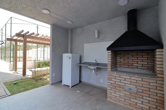 Área comum - Churrasqueira de apartamento para alugar com 2 quartos, 37m² em Vila Gea, São Paulo