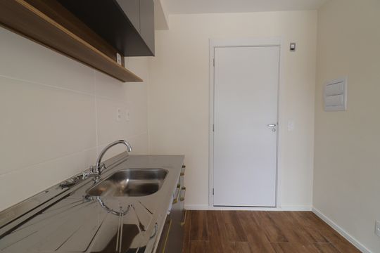Cozinha de apartamento para alugar com 2 quartos, 37m² em Vila Gea, São Paulo