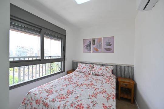 Quarto de apartamento para alugar com 1 quarto, 33m² em Vila Clementino, São Paulo