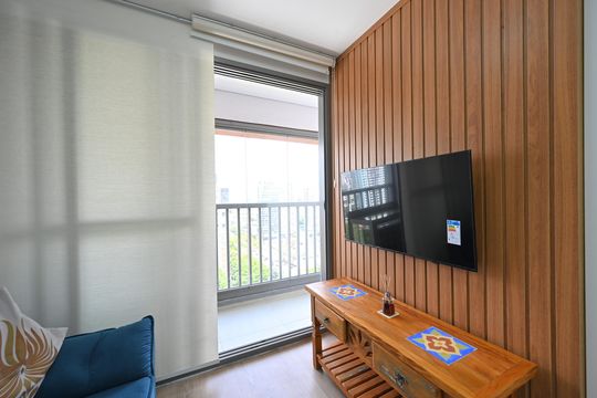 Sala de apartamento para alugar com 1 quarto, 33m² em Vila Clementino, São Paulo