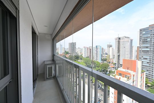 Varanda de apartamento para alugar com 1 quarto, 33m² em Vila Clementino, São Paulo