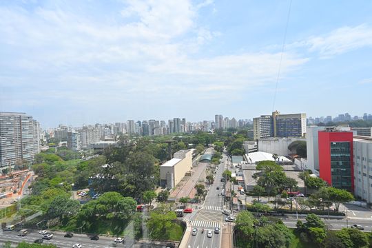 Vista da Varanda de apartamento para alugar com 1 quarto, 33m² em Vila Clementino, São Paulo