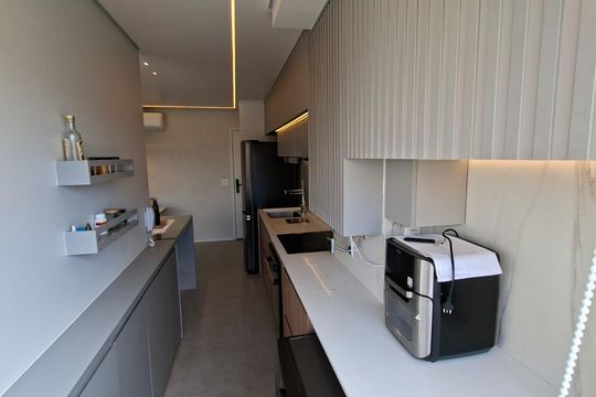 Cozinha de apartamento à venda com 2 quartos, 58m² em Vila Cruz das Almas, São Paulo