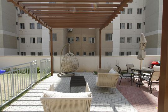 Área comum de apartamento para alugar com 3 quartos, 88m² em Palmeiras, Belo Horizonte