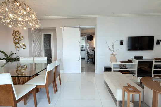 Sala de apartamento à venda com 3 quartos, 126m² em Belenzinho, São Paulo