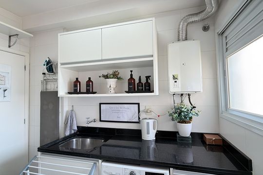 Cozinha de apartamento à venda com 3 quartos, 126m² em Belenzinho, São Paulo