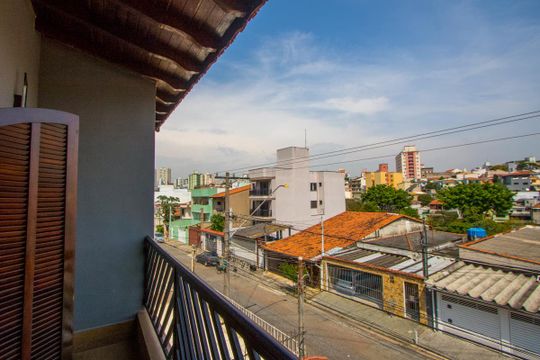 Varanda do quarto 1 de casa à venda com 3 quartos, 430m² em Campestre, Santo André