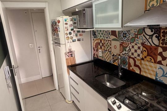 Cozinha de apartamento à venda com 2 quartos, 65m² em Brás, São Paulo