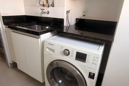 Área de serviço de apartamento à venda com 2 quartos, 65m² em Brás, São Paulo