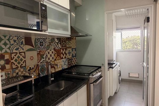 Cozinha de apartamento à venda com 2 quartos, 65m² em Brás, São Paulo